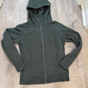 lululemon athletica Dark Green Hoodie.  Size is a 12 or 14.  Tag is off
